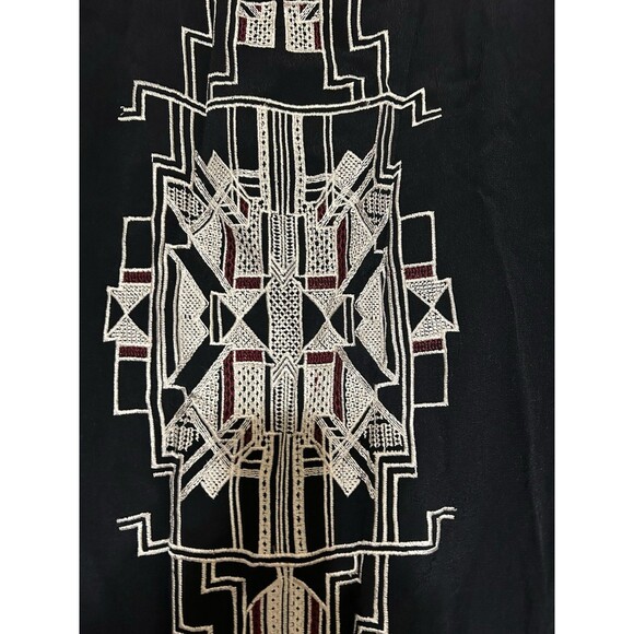 Day Birger Anthropologie Porico Embroidered Crepe Couture Blouse Top Shirt XL 42 - Picture 7 of 8